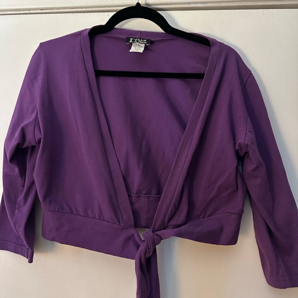 Purple Women's Cardigan Sweater